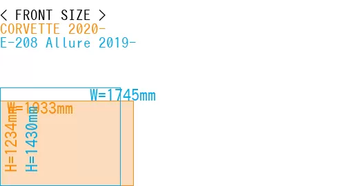 #CORVETTE 2020- + E-208 Allure 2019-